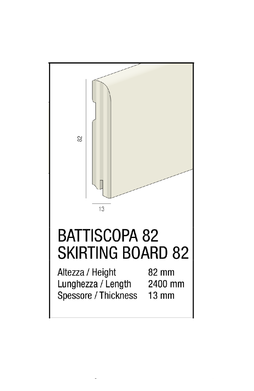 ROVERE OAK BATTISCOPA ESSENZA