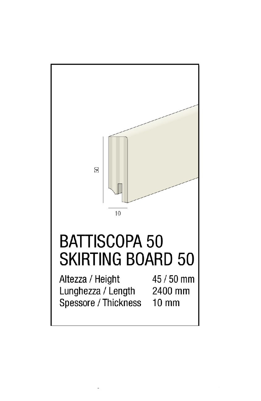 ROVERE OAK BATTISCOPA ESSENZA