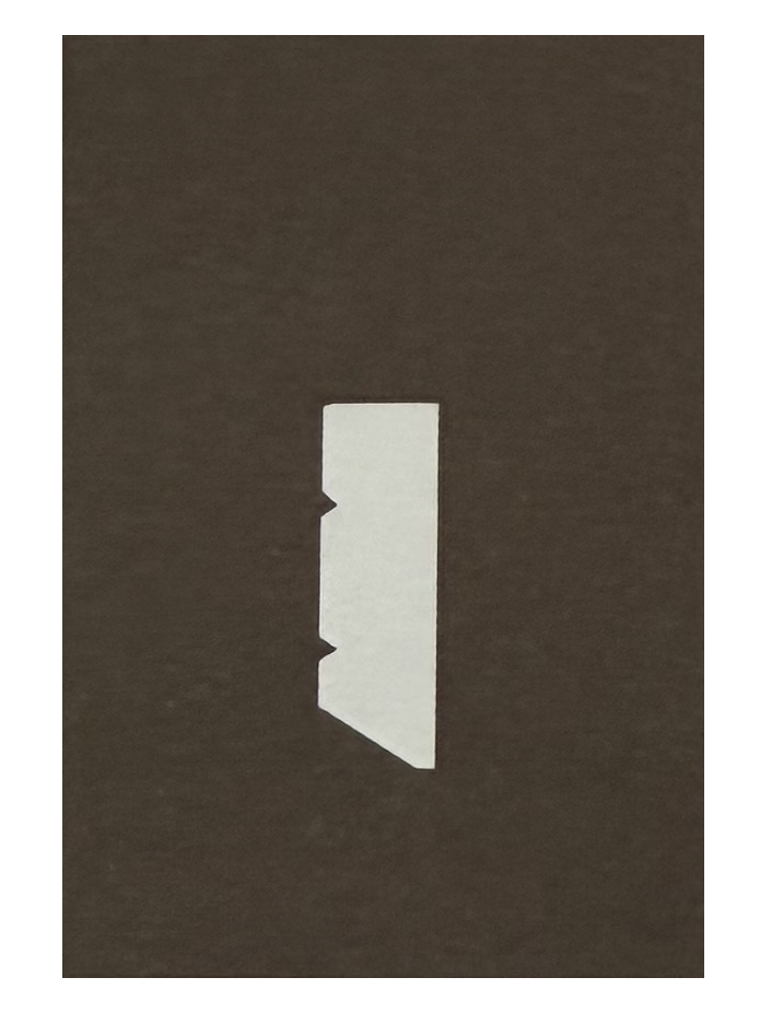 ITALWOOD BATTISCOPA RIVESTITO BORDO QUADRO 50x13mm