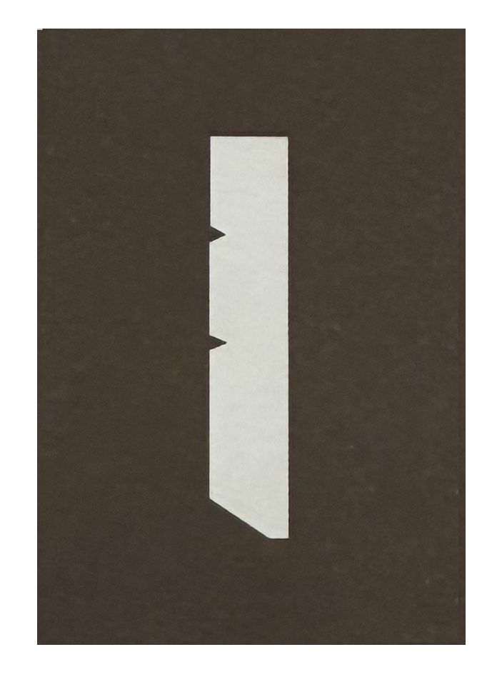 ITALWOOD BATTISCOPA RIVESTITO BORDO QUADRO 75x13mm