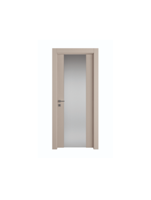PORTA INTERNA PAIL MOD. VETRO SIMMETRICO CAPPUCCINO LACC