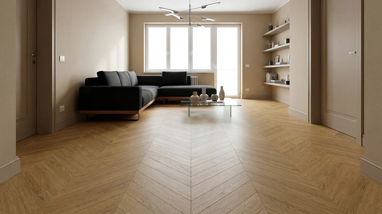 €45,90/mq SPC R&G DISTRIBUTION BE FLOOR SELECTION SPINA FRANCESE ROVERE CHARME