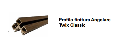 Déco Firerwall PROFILO FINITURA ANGOLARE TWIX CLASSIC