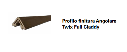 Déco Firerwall PROFILO FINITURA ANGOLARE TWIX FULL CLADDY