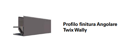 Déco Firerwall PROFILO FINITURA ANGOLARE TWIX WALLY