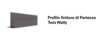 Déco Firerwall PROFILO FINITURA DI PARTENZA TWIX WALLY