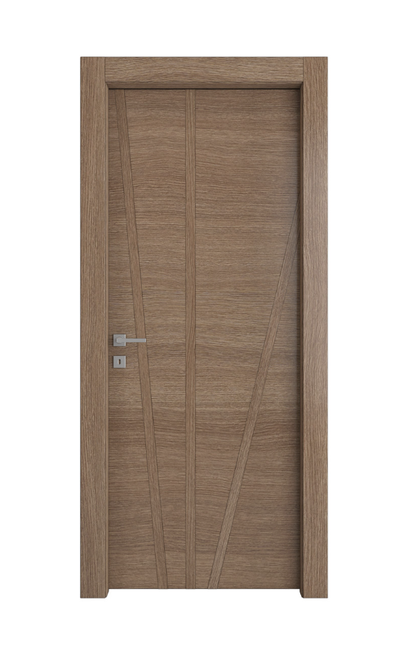 PORTA INTERNA PAIL MOD. GEO TERAMO ROVERE MOCACCINO 3D