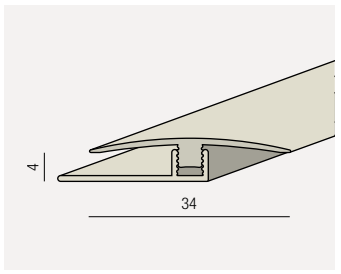 GIUNTO DI DILATAZIONE COORDINATO SPC IDEAL FLOOR
