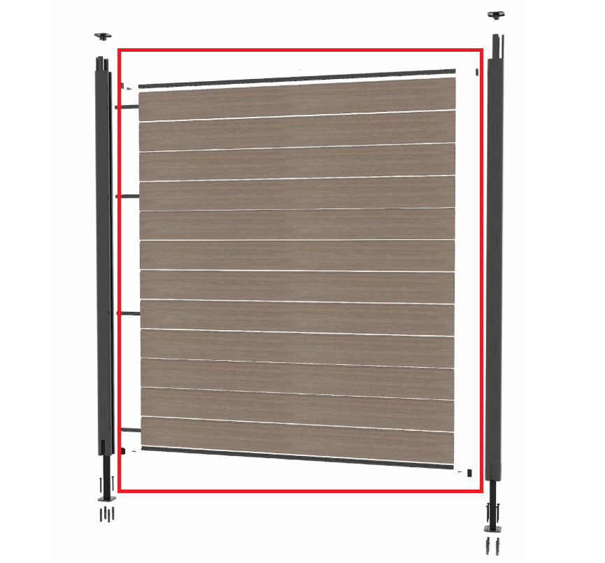 Déco ULTRASHIELD KIT D-FENCE DOGA FULL CLADDY MODULI DIVISORI