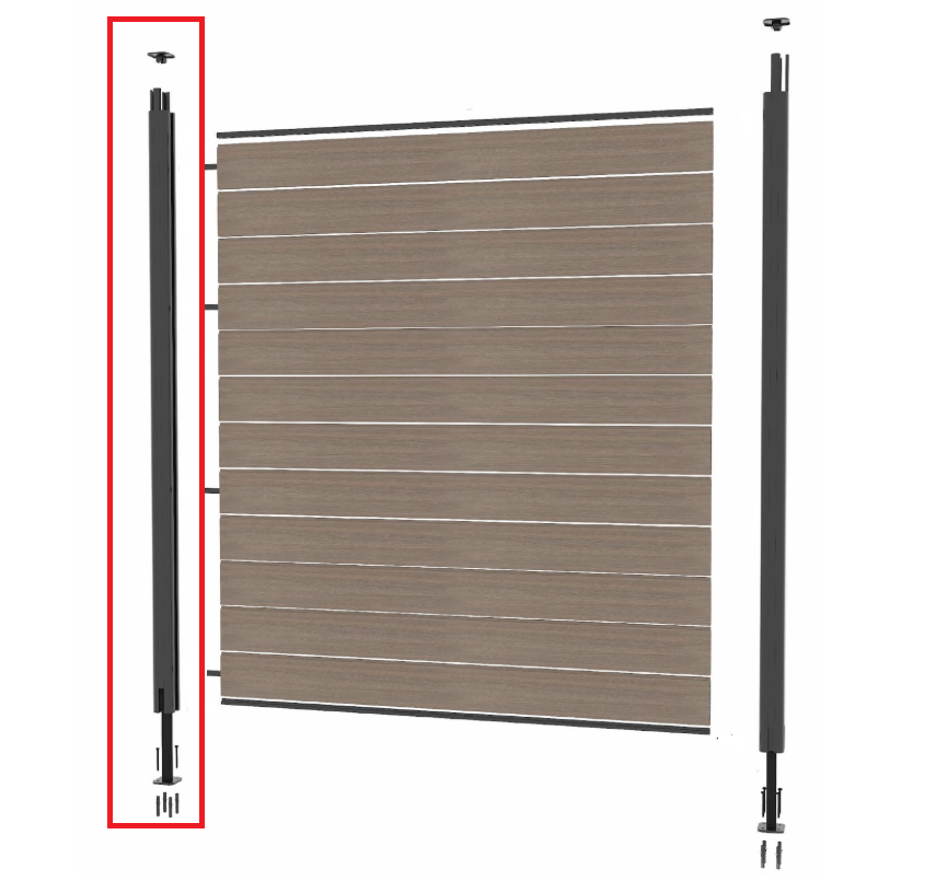 Déco ULTRASHIELD D-FENCE MONTANTE PER POSA SU CEMENTO