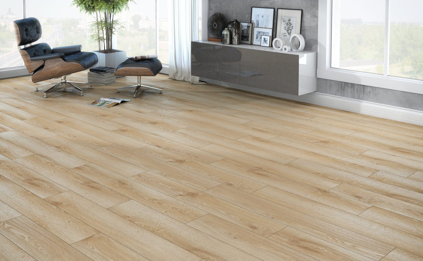 €15,90/mq R&G DISTRIBUTION PAVIMENTO IN LAMINATO NATURA AC5 TREND OAK