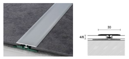 PROFILO DI GIUNZIONE DÉCO CLAP IN ALLUMINIO O COORDINATO