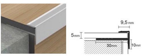 PROFILO PER GRADINI DÉCO CLAP GO IN ALLUMINIO