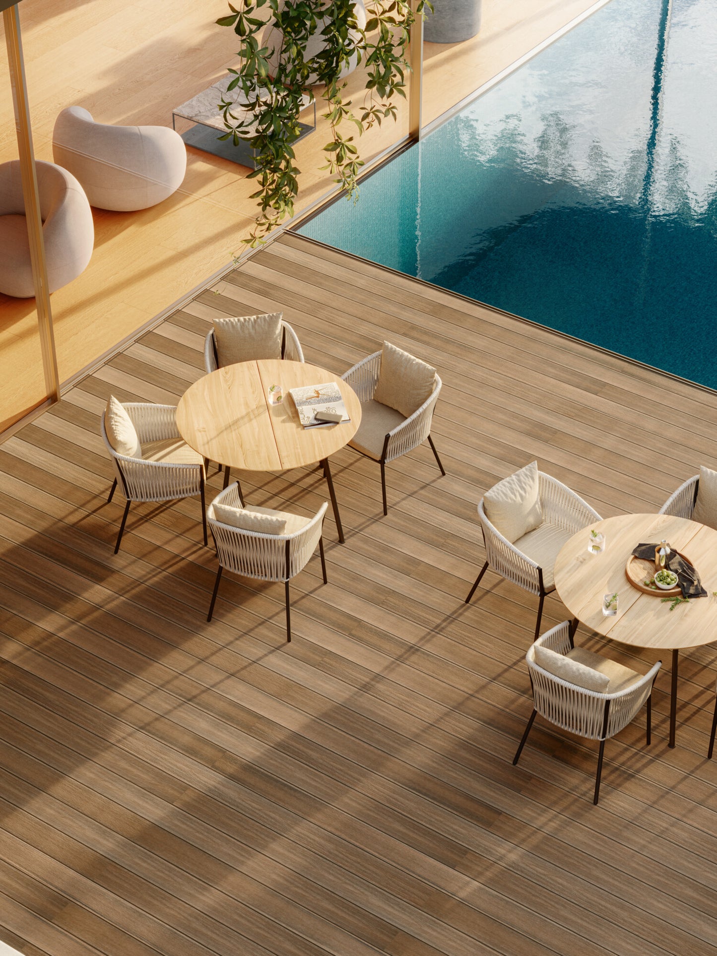 DECKING SKEMA OUTDOOR REAL TEAK NATURAL
