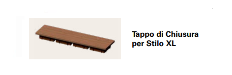 TAPPO DI CHIUSURA FRANGISOLE FIREWALL STILO XL - 200x75 mm