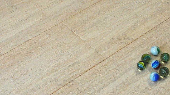 PARQUET BAMBOO OFFICINE ITALIANE STRAND WOVEN SBIANCATO E SPAZZOLATO SWNS-M-S