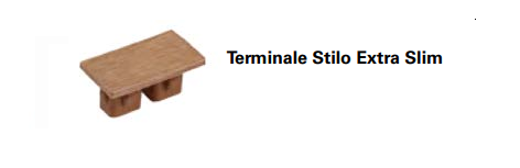 TERMINALE FRANGISOLE ULTRASHIELD STILO EXTRA SLIM - 56X31 mm