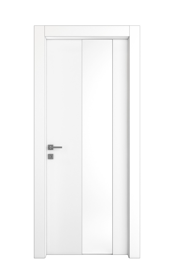PORTA INTERNA PAIL MOD. VETRO ASIMMETRICO BIANCO