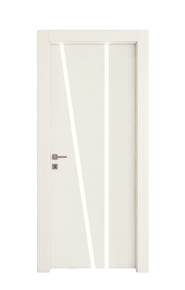 PORTA INTERNA PAIL MOD. VETRO LUCE 03 BIANCO SCULTURA