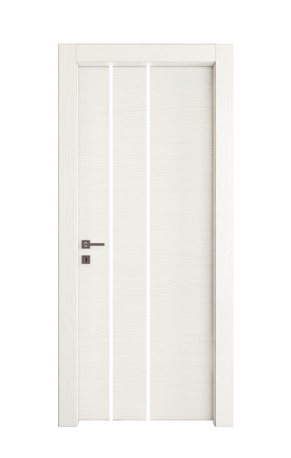 PORTA INTERNA PAIL MOD. VETRO LUCE B BIANCO SCULTURA