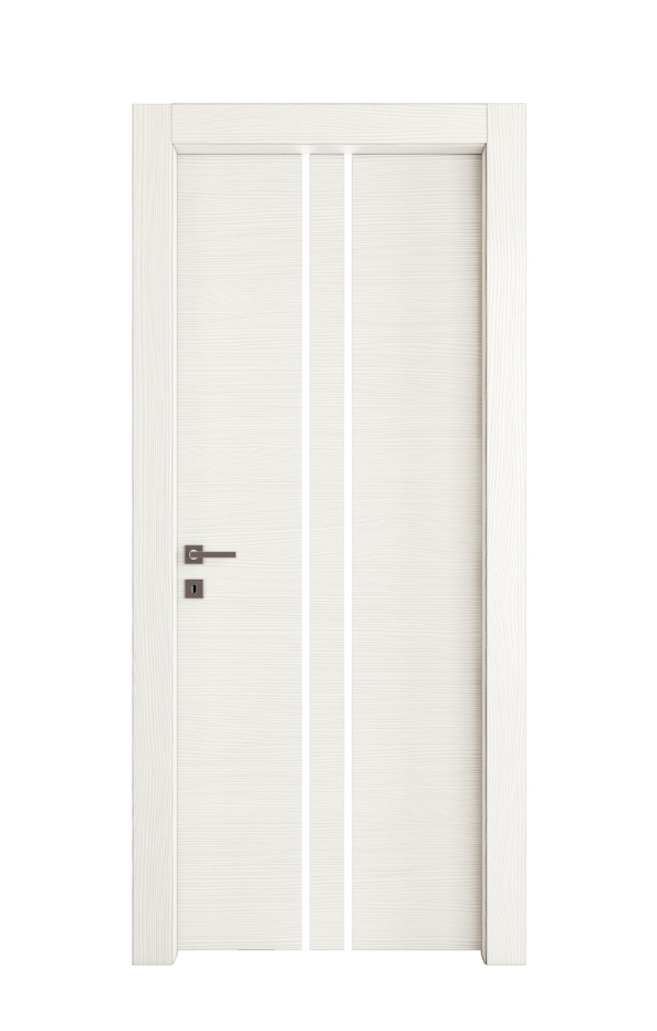 PORTA INTERNA PAIL MOD. VETRO LUCE C BIANCO SCULTURA