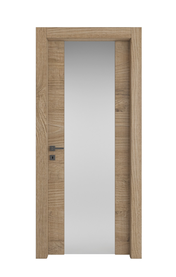 PORTA INTERNA PAIL MOD. VETRO SIMMETRICO QUERCIA LAGA