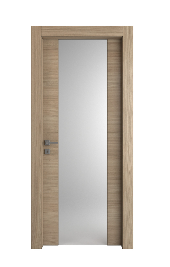 PORTA INTERNA PAIL MOD. VETRO SIMMETRICO OLMO DESERTO