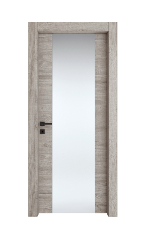 PORTA INTERNA PAIL MOD. VETRO SIMMETRICO QUERCIA GRAN SASSO