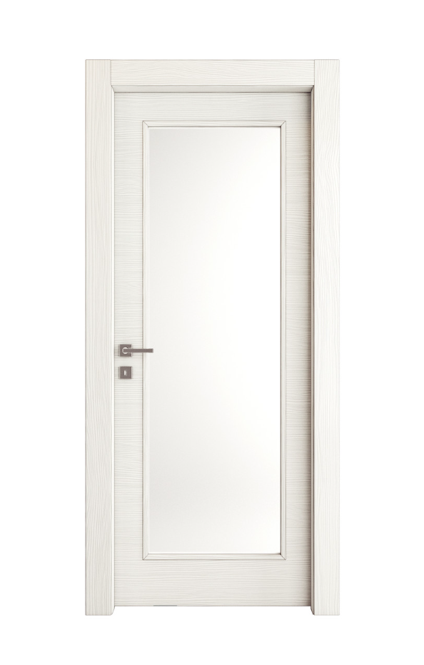PORTA INTERNA PAIL MOD. VETRO STANDARD BIANCO SCULTURA