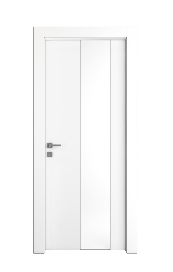 PORTA INTERNA PAIL MOD. VETRO ASIMMETRICO LACCATO LISCIO