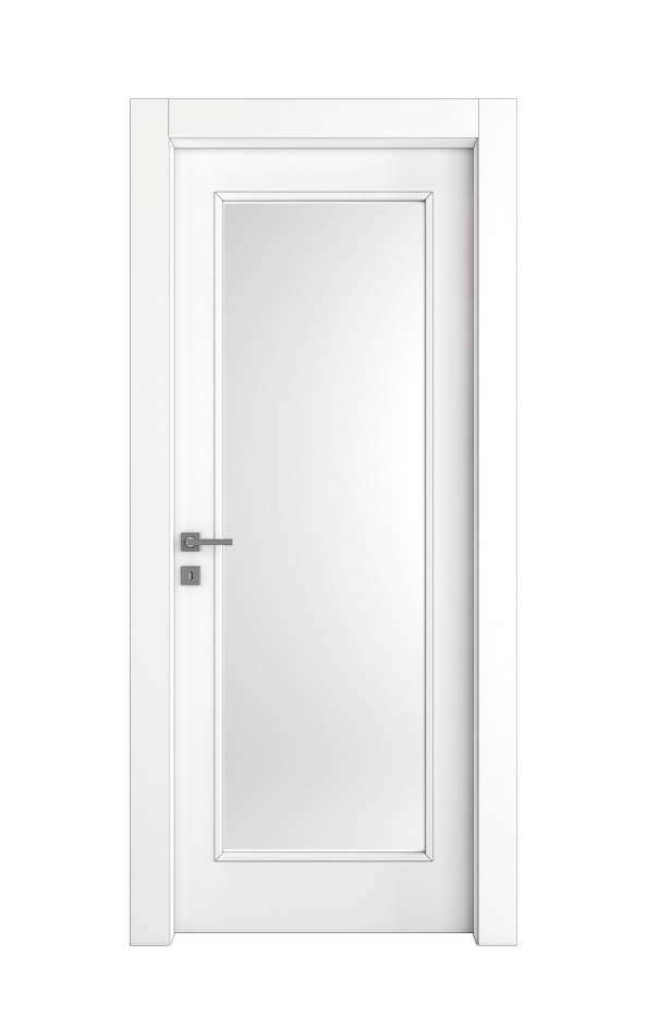 PORTA INTERNA PAIL MOD. VETRO STANDARD LACCATO LISCIO