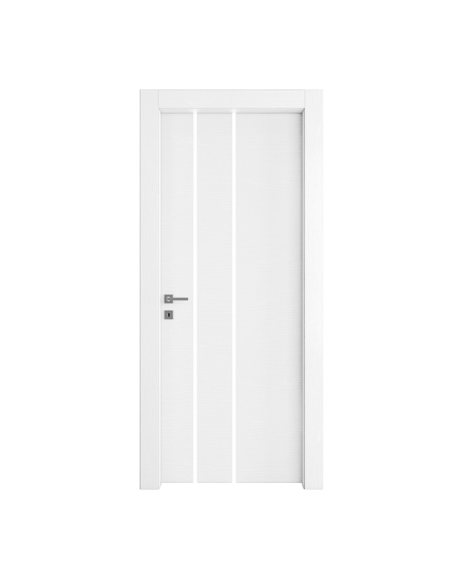 PORTA INTERNA PAIL MOD. VETRO LUCE B LACCATO PORO APERTO