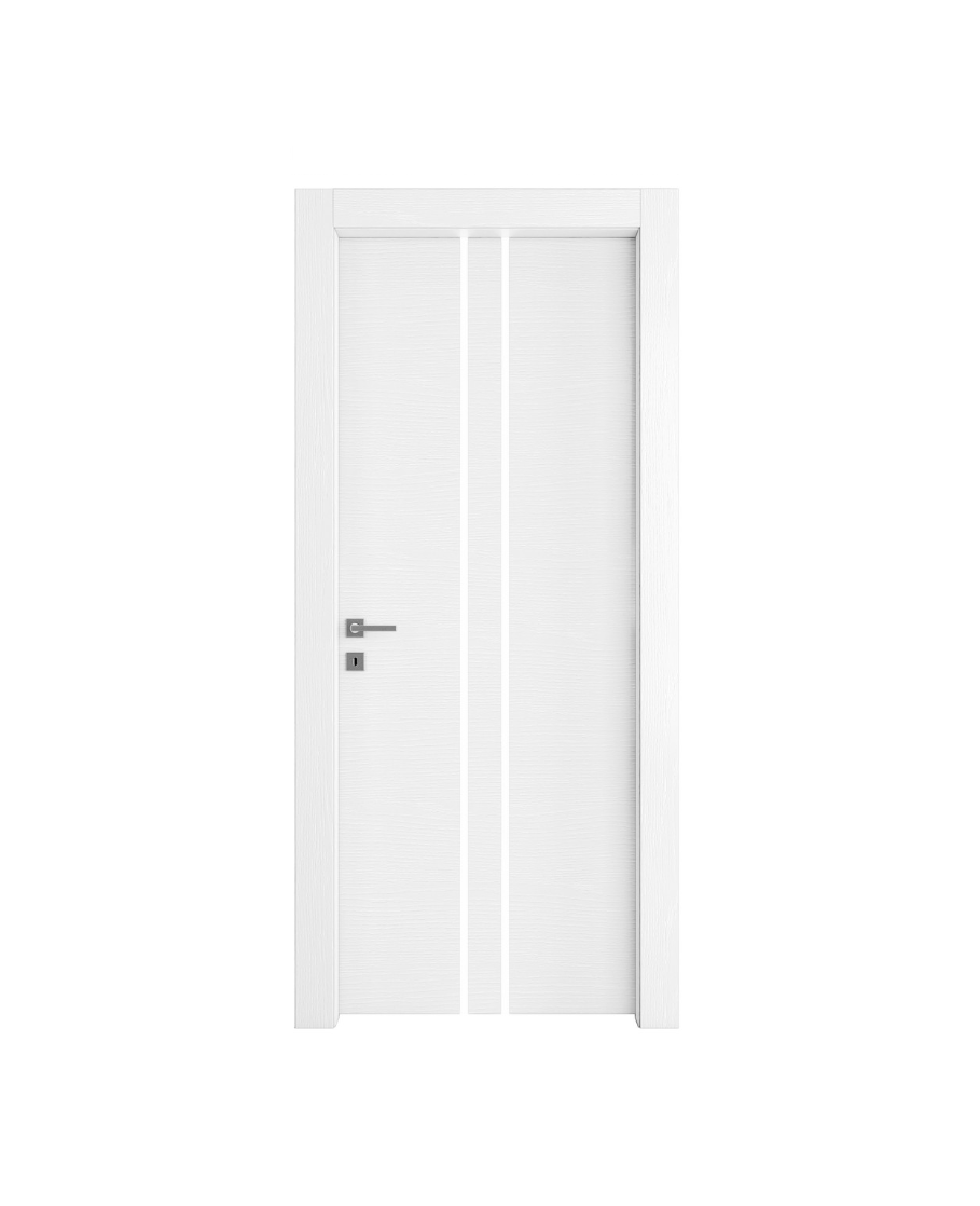 PORTA INTERNA PAIL MOD. VETRO LUCE C LACCATO PORO APERTO