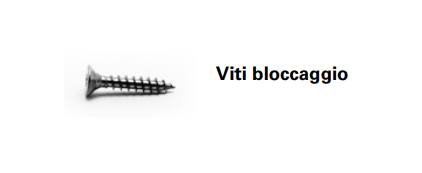 Déco Ultrashield VITI DI BLOCCAGGIO PANNELLO 25 pz