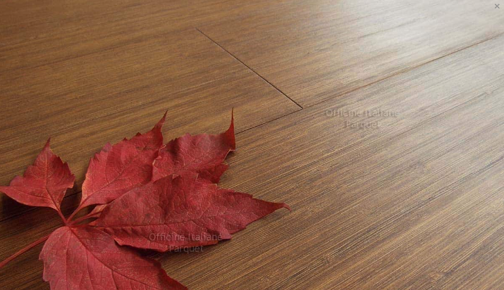 PARQUET BAMBOO OFFICINE ITALIANE ARTIGIANALE NODO STRETTO NOCE BIONDO VNOB