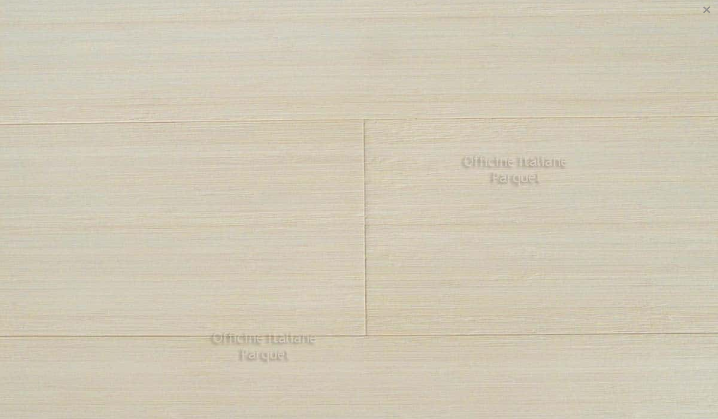 PARQUET BAMBOO OFFICINE ITALIANE ARTIGIANALE NODO STRETTO SBIANCATO NEVE VSN