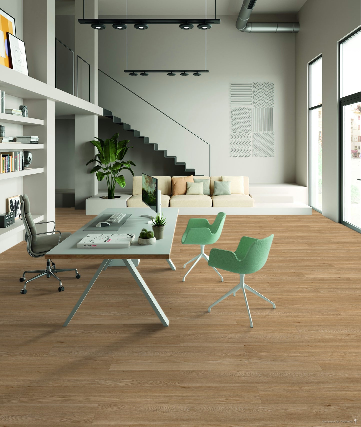 €26,90/mq PAVIMENTO VINILICO DA INCOLLO FLOW 55 GLUEDOWN WOOD EVEREST