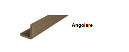 ANGOLARE Décowood 40x40 mm