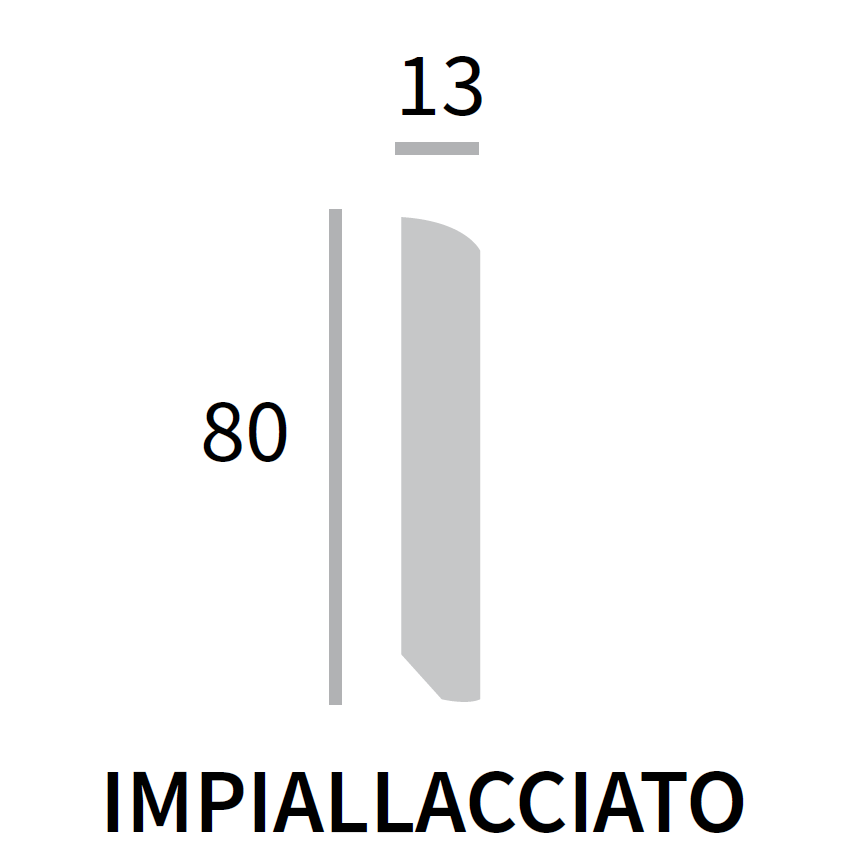 WOODCO BATTISCOPA COORDINATO BECCO DI CIVETTA - SPINA STAR/HER/HIM