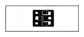 CLIP DI AGGANCIO IN ACCIAIO 3 FORI