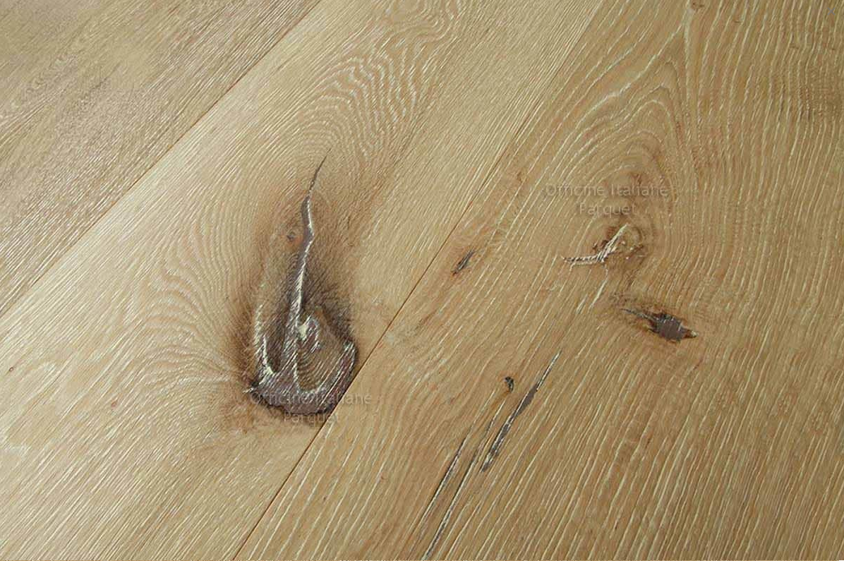 PARQUET OFFICINE ITALIANE MAXIPLANCIA ROVERE DECAPATO BEIGE NATURALE RcA-RDBN