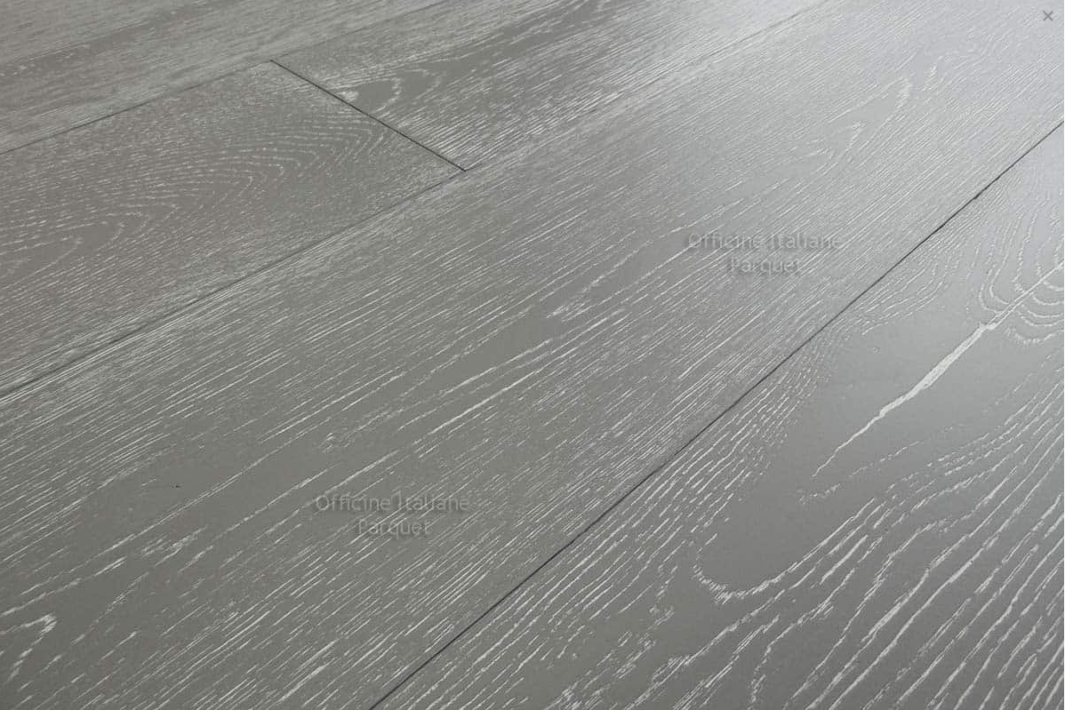 PARQUET OFFICINE ITALIANE MAXIPLANCIA ROVERE DECAPATO LIGHT GREY RcA-RDLG
