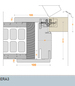 PORTA INTERNA PAIL MOD. GAIA INVERNO C OLMO ARTICO