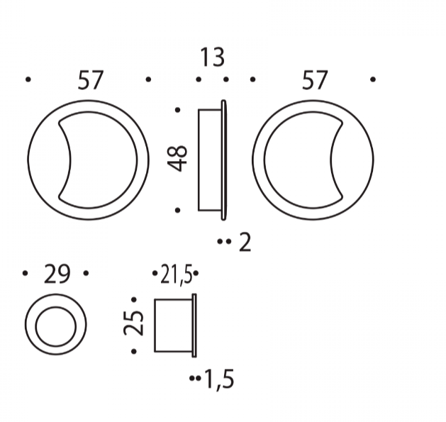 KIT PORTA SCORREVOLE COLOMBO DESIGN ONE MOOD COLLECTION CC211