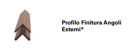Déco Ultrashield PROFILO FINITURA ANGOLI ESTERNI TWIX FULL CLADDY