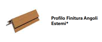 Déco Ultrashield PROFILO FINITURA ANGOLI ESTERNI TWIX CLADDY