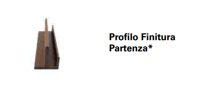 Déco Ultrashield PROFILO DI FINITURA / PARTENZA TWIX FULL CLADDY