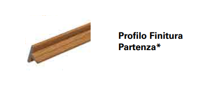 Déco Ultrashield PROFILO DI FINITURA / PARTENZA TWIX CLADDY