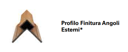 Déco Ultrashield PROFILO FINITURA ANGOLI ESTERNI TWIX XL