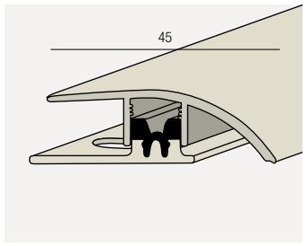 PROFILO A SCIVOLO COORDINATO IDEAL FLOOR